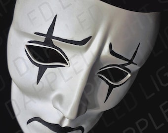 The Crow Tragedy Mask - Urethane Casting