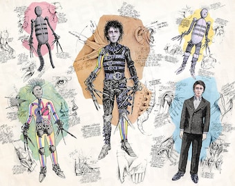 Edward Scissorhands Blueprints Drawings