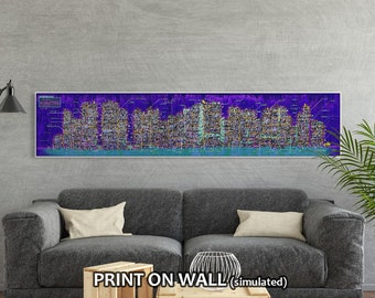 Kowloon Panorama - Walled City Cross Section - ColorVersion: Arcade