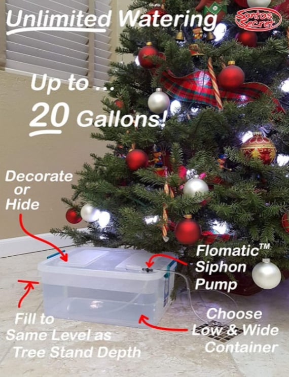 Diy Christmas Tree Watering System