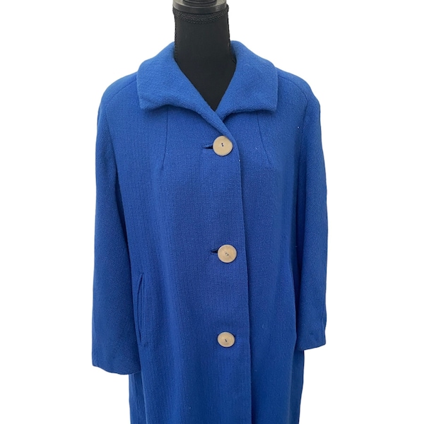 Vintage 60s MOD wool swing coat Shagmoor from B. Altman US made granny core
