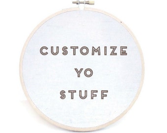 Aros bordados a medida, bordados, costuras, ideas GIft, personalizar.