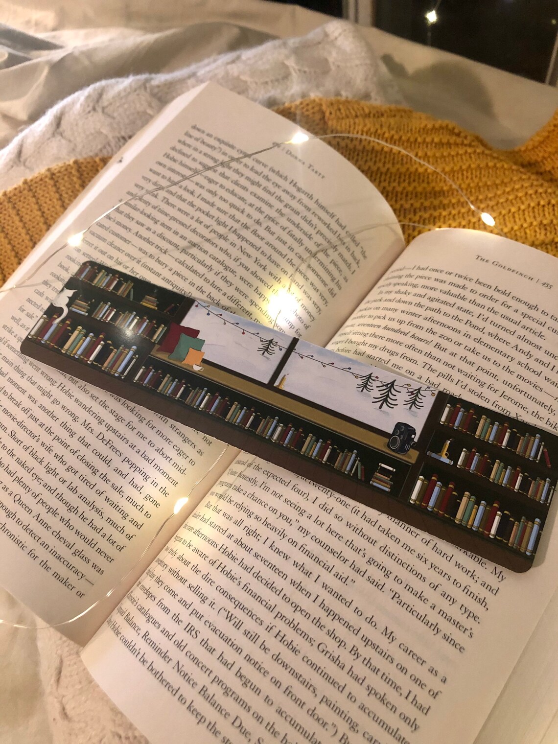 Dark Academia Bookmark Cozy Library Gifts for Bookworms Etsy