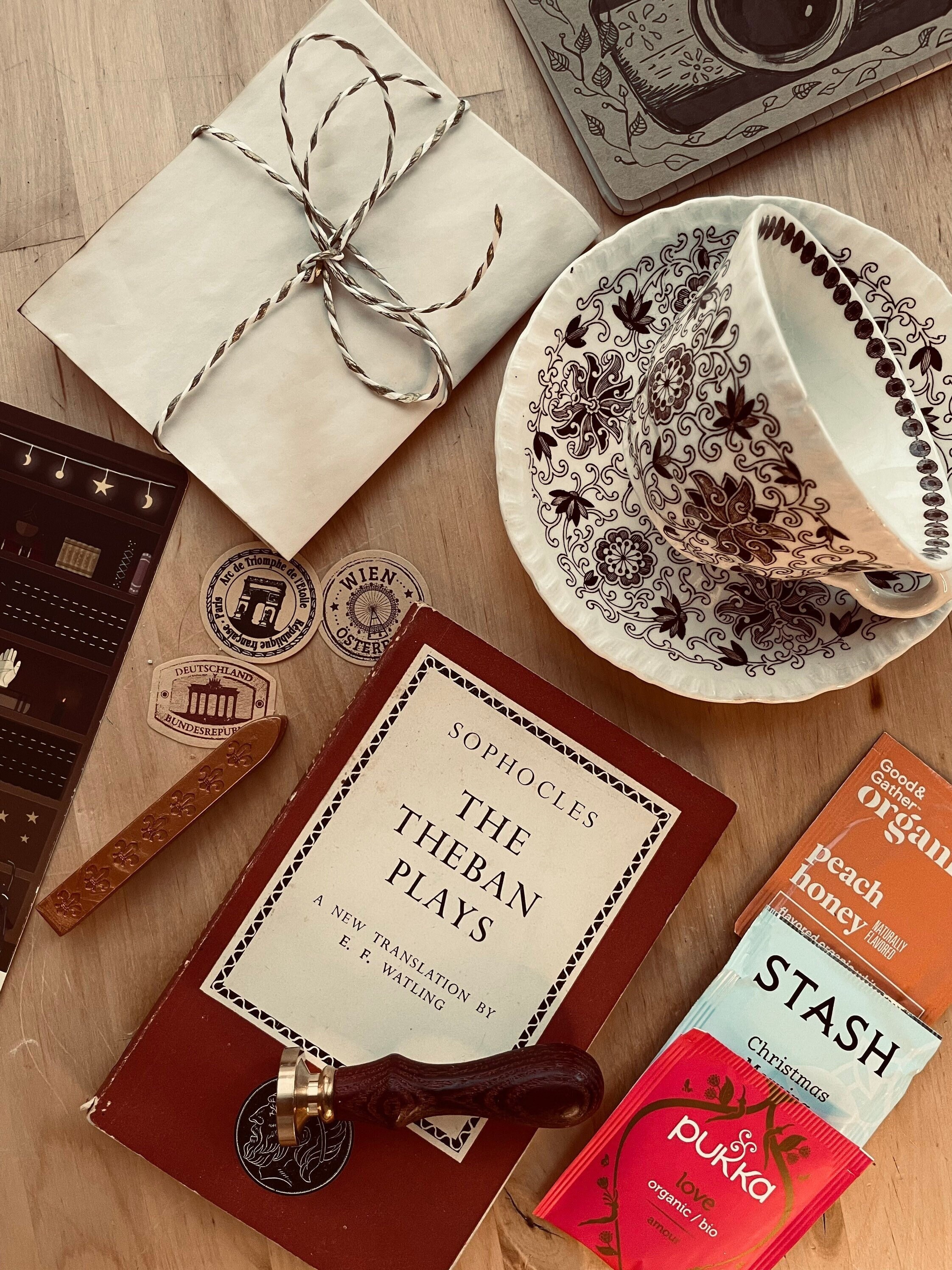 Dark Academia Gift Set Dark Academia Stationary Set Etsy