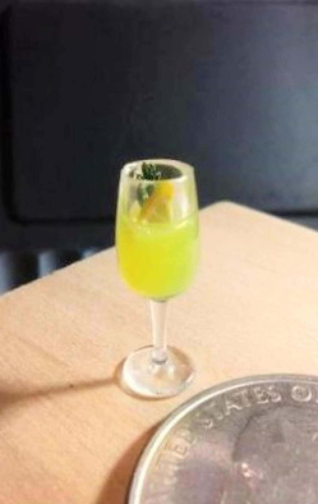 Miniature Limoncello Cordial / Dollhouse Miniatures / 112 Etsy