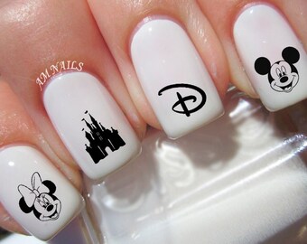 Disney Nails Etsy