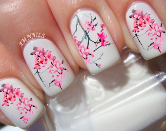 42 Cherry Tree Nail Decal - A1371