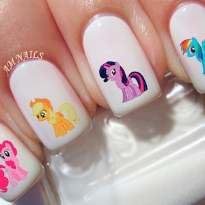 46 My Little Pony Nail Decals A1219 image 1