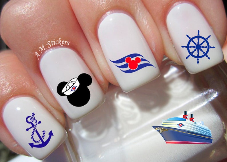 35 Disney Cruise Nail Decals - A1225