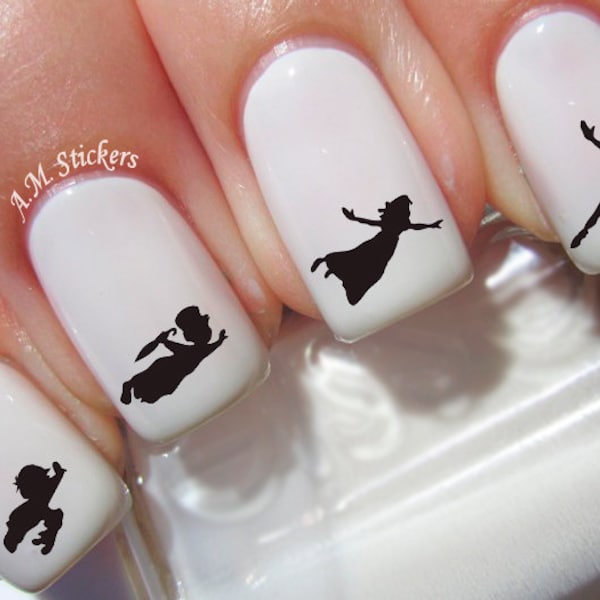 70 Peter Pan Nail Decals - A1239