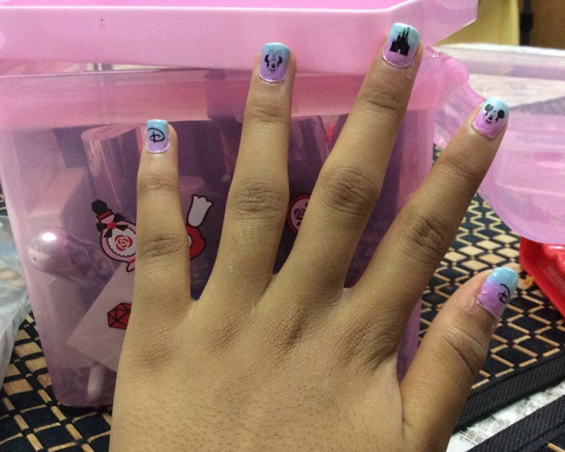 Disney Nail Decals Set of 50 A1211 Etsy
