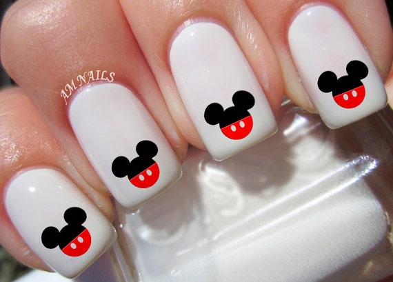 Disney Nail Decals Set of 50 A1211 -   Disney nail decals, Disney nails,  Nail art disney