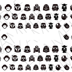 78 Star Wars Nail Decals A1240 image 2