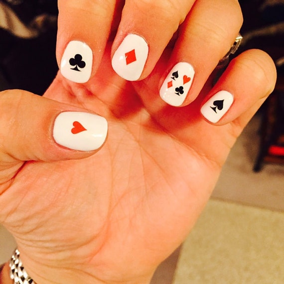 Playing Card Nail Art
