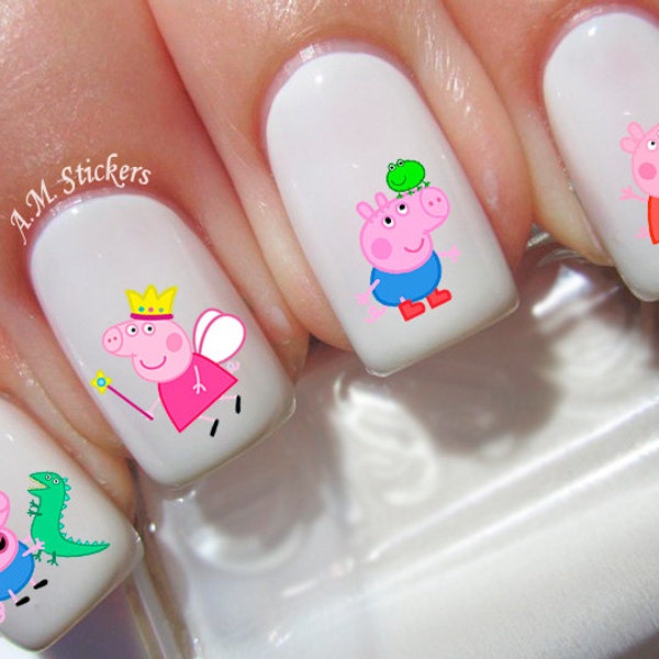 44 P Pig Nail Decals - A1222