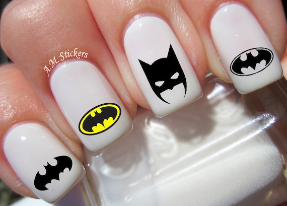 52 BMAN Nail Decals - A1273
