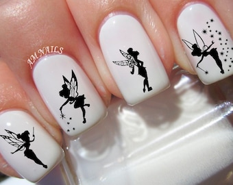 40 Tinkerbell Fairy Nail Decals - A1216