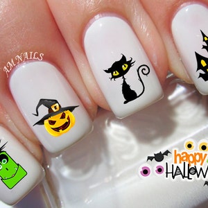 42 Halloween Nail Decals - A1353