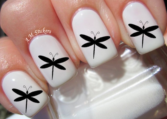 36 Dragonfly Nail Decals A1062 