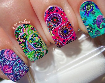 Turkish Cucumber Nail Decals - A1357