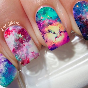 Galaxy Nail Decals - L1011