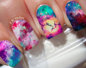 Galaxy Nail Decals - L1011