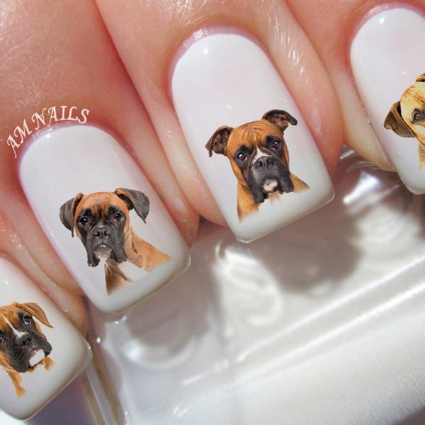 56 Boxer Nail Decals - A1290