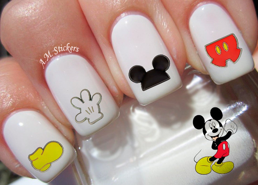 88 It's Mickey Mouse Nail Decals - A1221 - Etsy, image size:1080x774