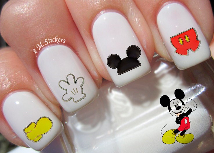 88 It's Mickey Mouse Nail Decals Etsy