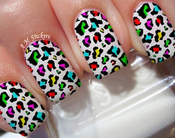 Colore Leopard Nail Decals - L1201