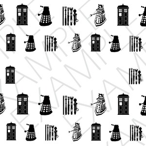 46 Doctor Who Nail Decals - A1243 image 2