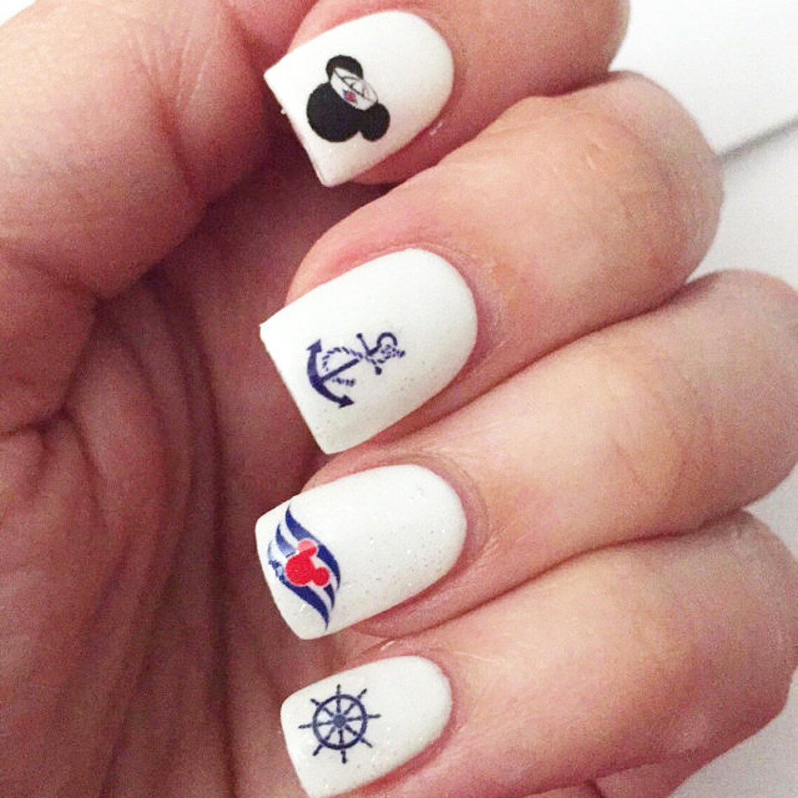 35 Disney Cruise Nail Decals A1225 Etsy