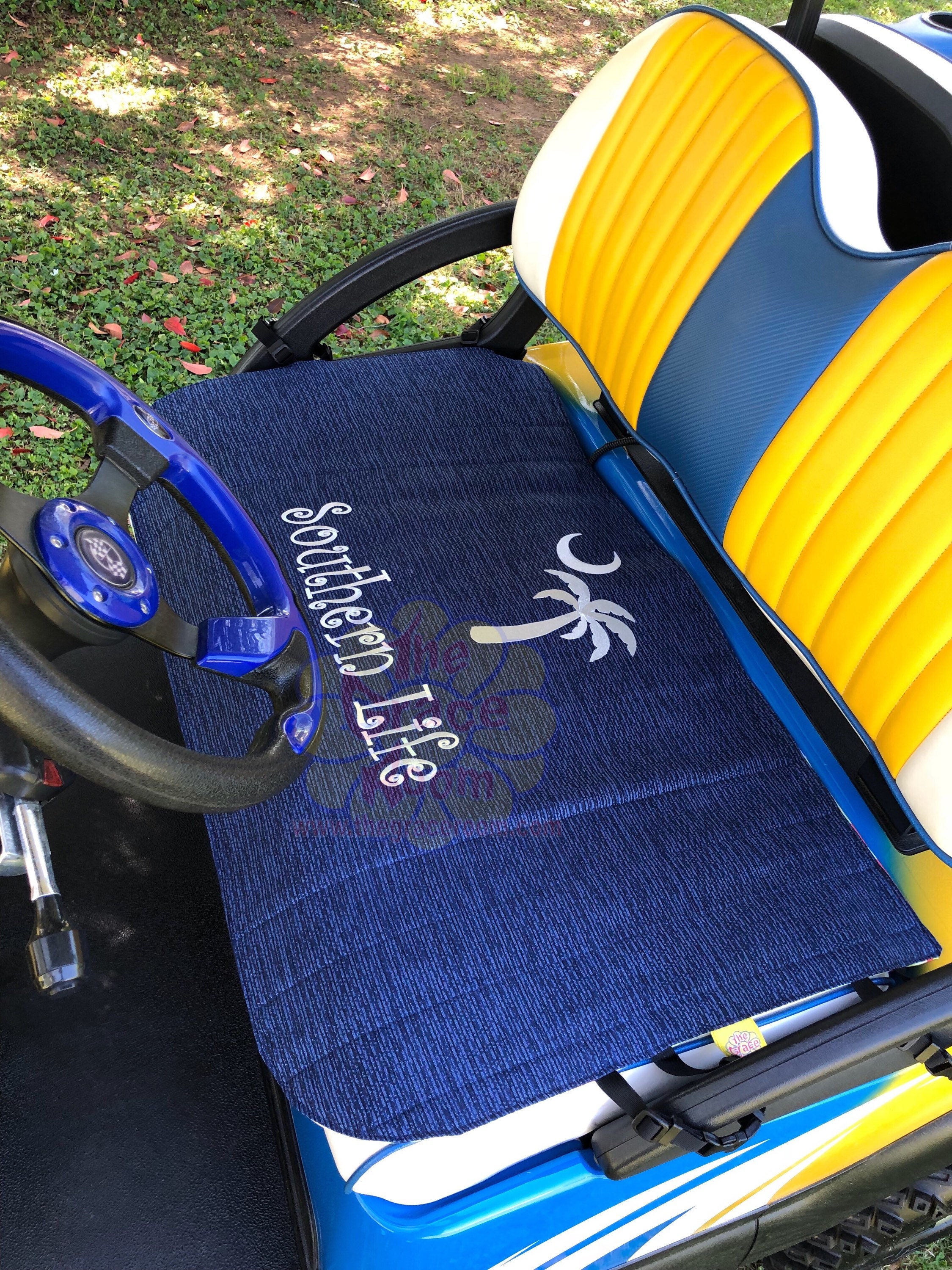 Pet Friendly Golf Cart Front Seat Reversible Protective Etsy