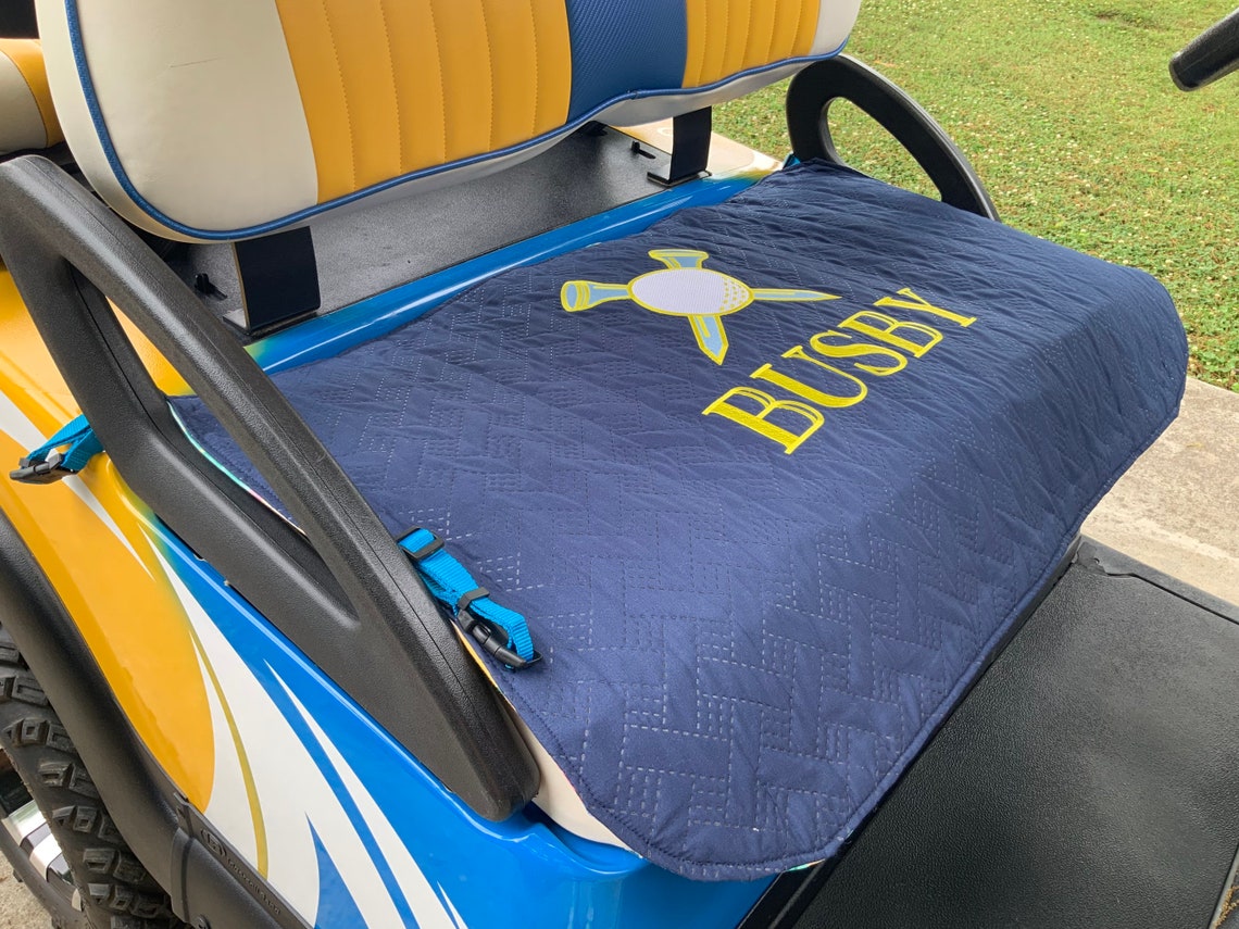Personalized Golf Cart Seat Protective Cover for Front Seat Etsy