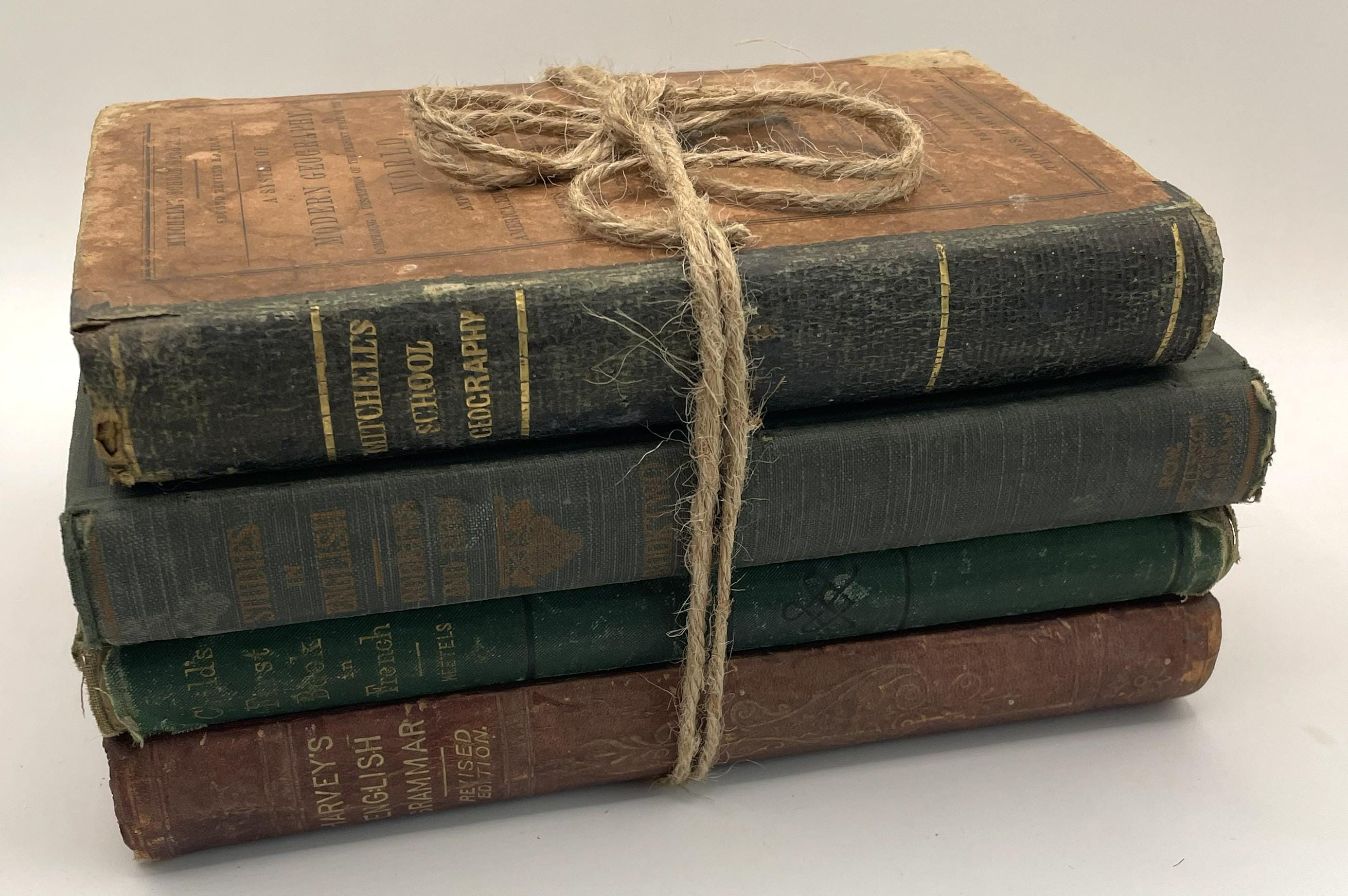 Vintage School Text Books - Etsy