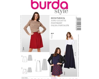 Burda Style Schnittmuster - Hosenrock - Rock - Maxirock - Nr. 6980