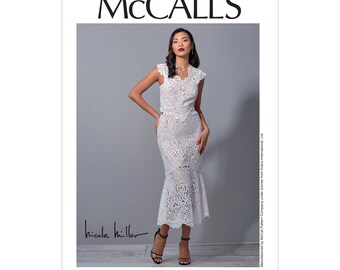 elegant Kleid Abendkleid McCalls Schnittmuster M7926