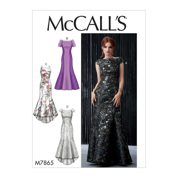 McCalls Sewing Pattern M7865 - Evening Dress - Festive Wardrobe