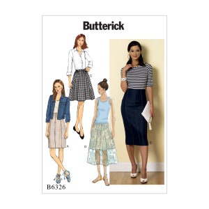 Butterick sewing pattern - B6326 - Skirt variations