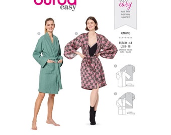 Burda Style Sewing Pattern - Kimono - Kimonos with tie belt - No.6161