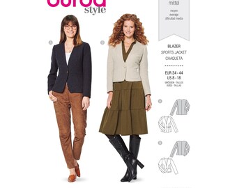 Burda stijl naaipatroon - Blazer - Zakelijke blazer - No.6160