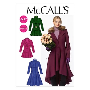 McCalls sewing pattern M6800 - jacket - coat - bell bottom