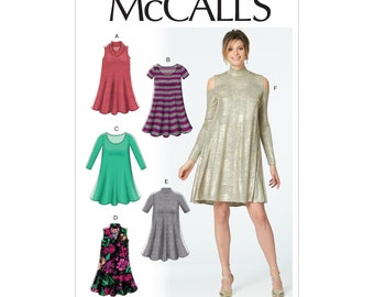 McCalls sewing pattern M7622 - shirt - long shirt - mini dress