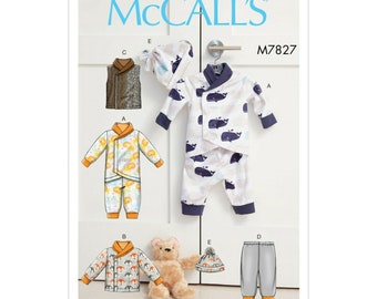 McCalls Pattern M7827 - Suit - Pants - Jacket - Vest - Baby