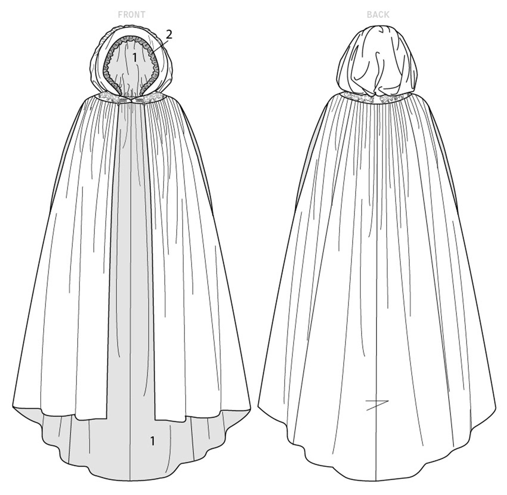 Mccalls Pattern M7886 Costume Cape Cape Etsy