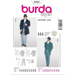 Burda Style sewing pattern, Steampunk, 2767