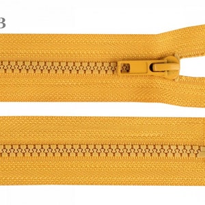 ジッパー - プラスチック - 5 mm - 分割可能 - 長さ 60 cm - 多色