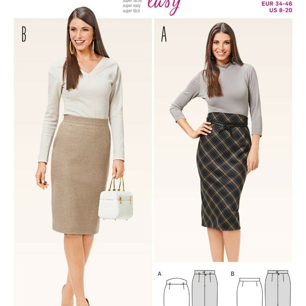 Burda Style sewing pattern - skirt - narrow skirt - business skirt - No. 8155