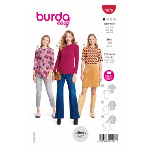 Burda Style sewing pattern no. 5876 - Shirt - Basics in the T-shirt area