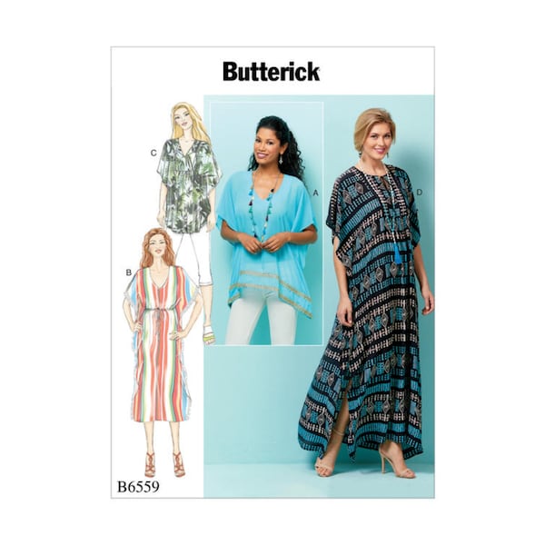 Butterick Schnittmuster - B6559 -  Bluse, Tunika, Überwurf